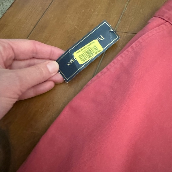 NWT Polo Ralph Lauren Nantucket Red Khaki Flat Front Shorts - Picture 8 of 11